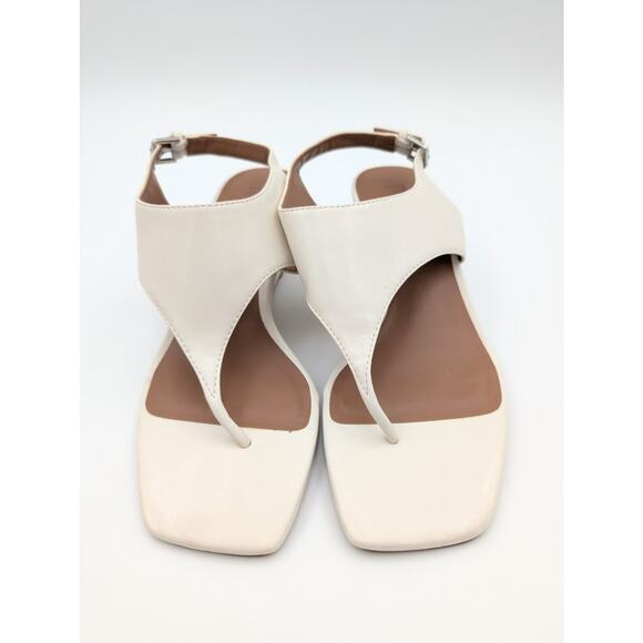 Nordstrom Rack Fonda Women's Ankle Strap Wedge Sandal Ivory Vanilla Size US7M - Picture 2 of 9